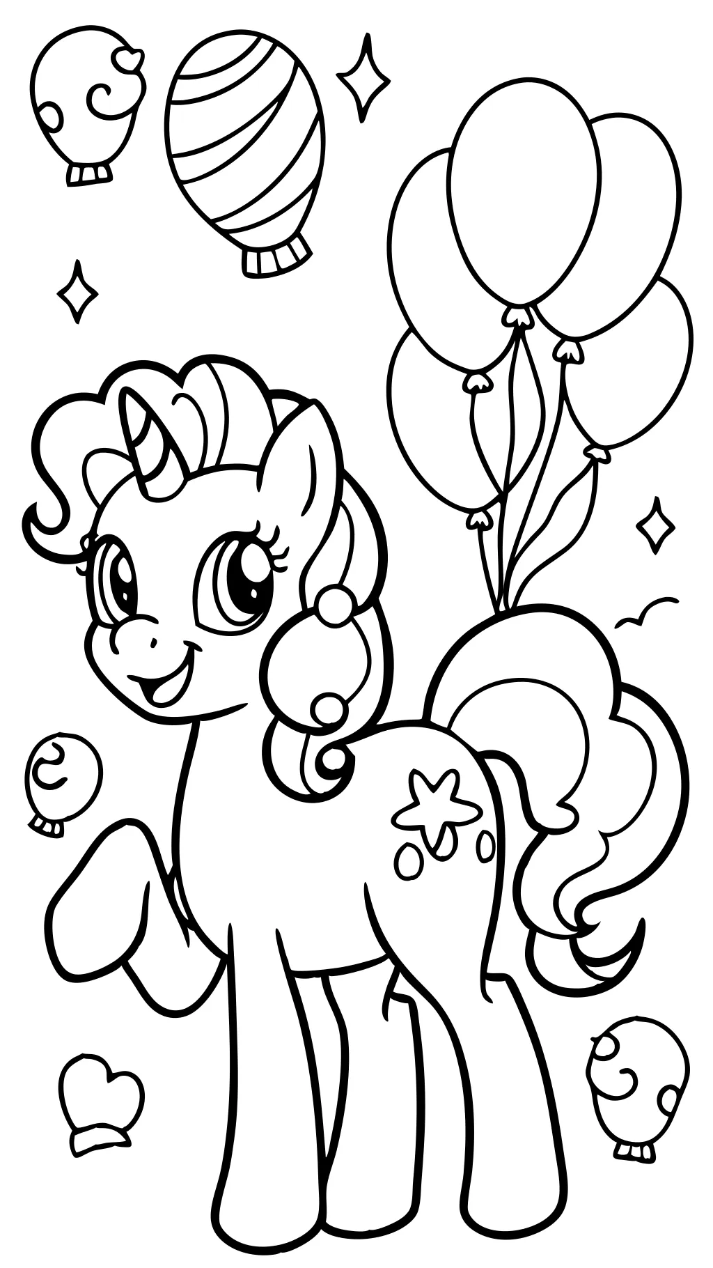 my little pony pinkie pie coloring pages